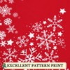 Christmas Window Curtains for Living Room, Set of 2 Red Polyester Velvet Curtain, Snowflake & Christmas Tree Pattern, for Bedroom, Bathroom - 3 of 4