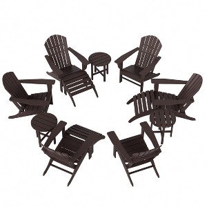 WestinTrends Dylan HDPE Outdoor Patio Adirondack Chair (12-Piece Set) - 1 of 4