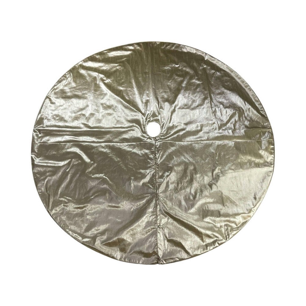 Vickerman 84" Champagne Metallic Christmas Tree Skirt