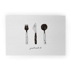 Orara Studio Just Eat It Welcome Mat - society6 - 1 of 3