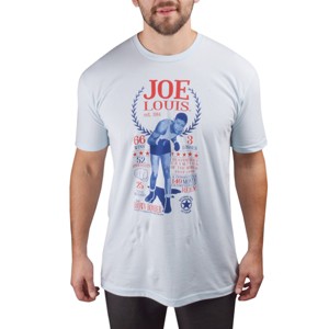 Title Boxing Joe Louis Stats Premium Fitted Legacy T-Shirt - Light Blue - 1 of 2