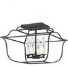Quoizel Lighting Gallery 4 - Light Semi-Flush Mount in  Royal Ebony - 3 of 4