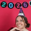 Big Dot of Happiness Colorful New Year Cone Hat, 2026 New Year's Eve Resolution Party Hats, 2026 NYE Party Supplies, Set of 8 (Adult Size) - 2 of 4