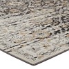 Modway Ganesa Distressed Diamond FloralLattice 5x8 Area Rug - Black/Beige,  Gripping Rubber Underside ,  Lattice Area Rug - 3 of 4