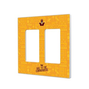 NFL NFC Teams 2024 Edition Hidden-Screw Light Switch Plate for Double Rocker - 1 of 4