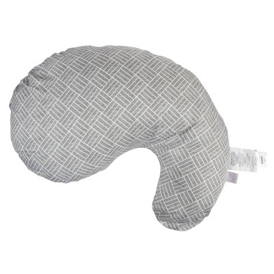 Photo 1 of Boppy Cuddle Pillow with Removable Pillow Cover - Gray Basket Weave