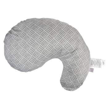 Boppy Cuddle Pillow with Removable Pillow Cover - Gray Basket Weave