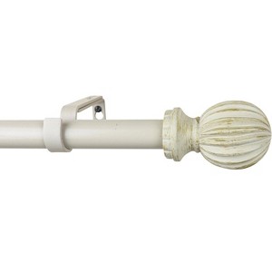 Urbanest 1-inch Diameter Lecca Adjustable Single Drapery Curtain Rod - 7 Finishes - 1 of 4