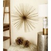 Olivia & May Metal Starburst 3D Wall Decor Gold: Iron Vertical Sculpture, Contemporary Style, Spot Clean - 2 of 4