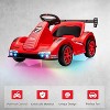 Kids Electric Go-Kart with 7AH Battery, Ride-On Race Car with Remote Control, Safety Belt, Slow Start, LED Headlights & Music - 3 of 4