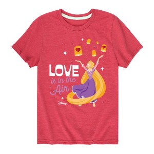 Girls' - Disney Princess - Love is in the Air Short Sleeve Graphic T-Shirt - 1 of 4