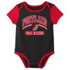 NBA Trail Blazers Boys' 3pk Bodysuit Set - 2 of 4