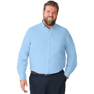 KingSize Men's Big & Tall Tall Wrinkle-Free Long-Sleeve Dress Shirt Tall - 1 of 4