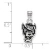 Black Bow Jewelry Sterling Silver North Carolina State Wolfpack NCAA Small Pendant - 2 of 3