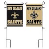 Embossed Suede, New Orleans Saints Double Sided Indoor Outdoor Decor 18" x 12.5" - 2 of 3