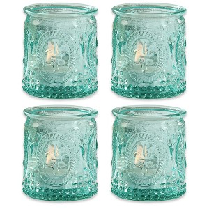Kate Aspen Vintage Glass Tea Light Holders (Set of 8) - 1 of 4