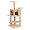 Two by Two Portland - Beige Scratching Post Cat Furniture - 50.8 in. Tall - 4 of 4