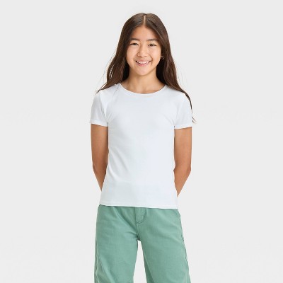 Girls' Short Sleeve Seamless T-Shirt - art class™