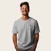 Dalix UFO Embroidered Cotton Relaxed Boxy Fit Short Sleeve Crewneck Tee Shirt Mens - 3 of 4