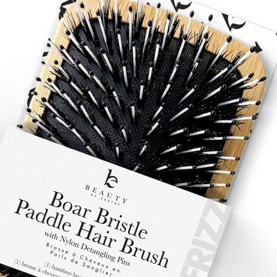 boar brush with nylon pins paddle brush