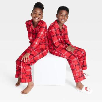 Kids' Plaid Matching Family Pajama Set - Wondershop™ Red