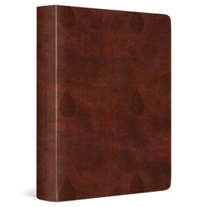 ESV Single Column Journaling Bible (Trutone, Chestnut, Leaves Design) - by  Esv Bibles (Leather Bound) - 1 of 1