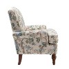 Dani comfy Livingroom Armchair with Solid Wood Legs  | KARAT HOME - 3 of 4