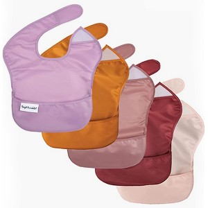 Tiny Twinkle Mess-Proof and Waterproof Baby Food Bib for Boys or Girls, Machine Washable and BPA-Free w/Adjustable Closure - 1 of 4