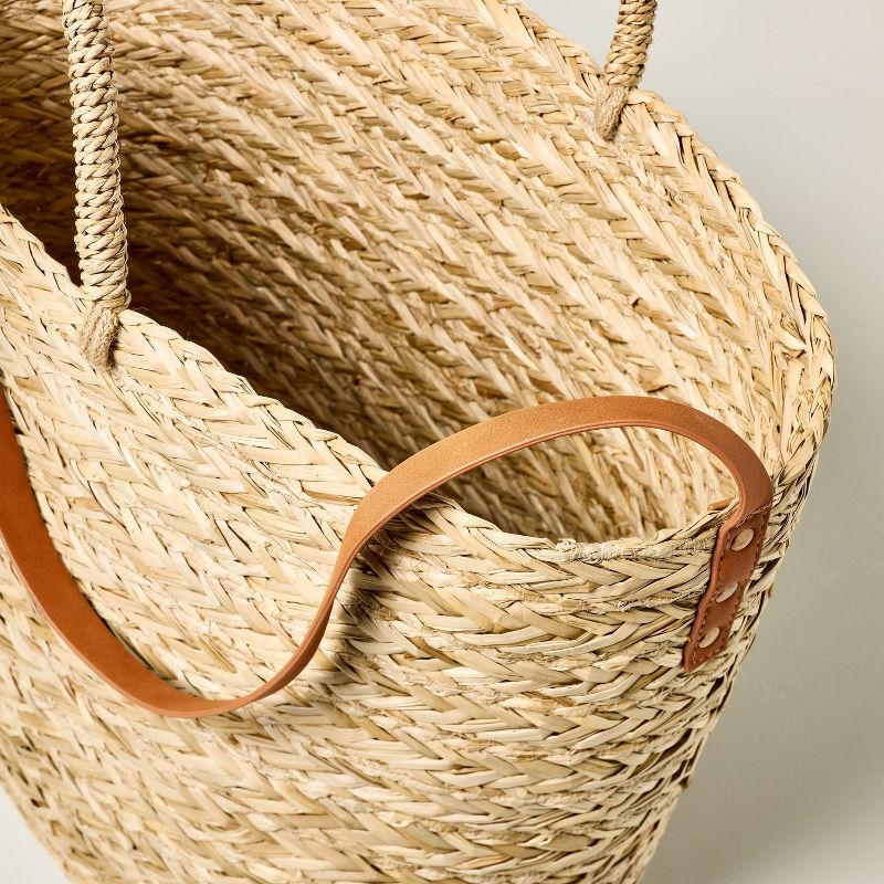 Natural Woven Summer Tote - Hearth &#38; Hand&#8482; with Magnolia, 4 of 5