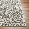 Hauteloom Garbo Blue Leopard Print Area Rug - 2 of 4