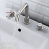 COZONY 8 Inch Widespread Bathroom Sink Faucet, with Double Handles and Drain Stopper - 4 of 4