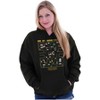 PACMAN Christmas Maze Video Game Hoodie Sweatshirt Women Men Brisco Brands - 3 of 4