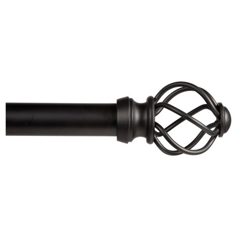 1 Twist Fit Tate Spiral No Tools Decorative Curtain Rod