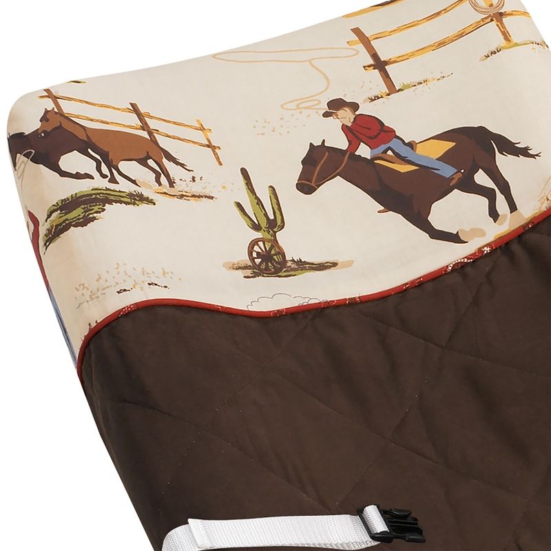 Sweet Jojo Designs Boy Changing Pad Cover Wild West, 4 of 7
