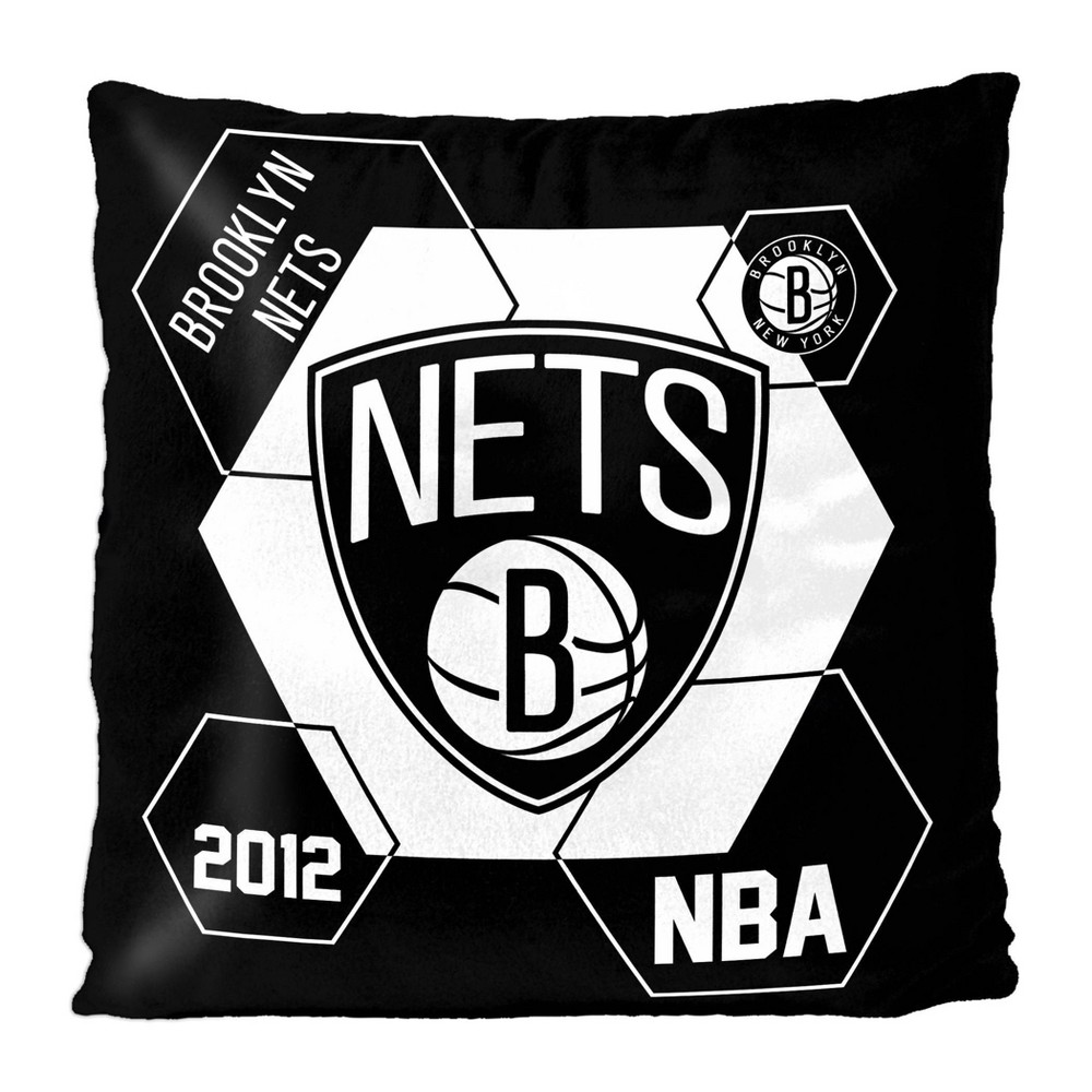 Photos - Pillow NBA Brooklyn Nets Connector Velvet Reverse 