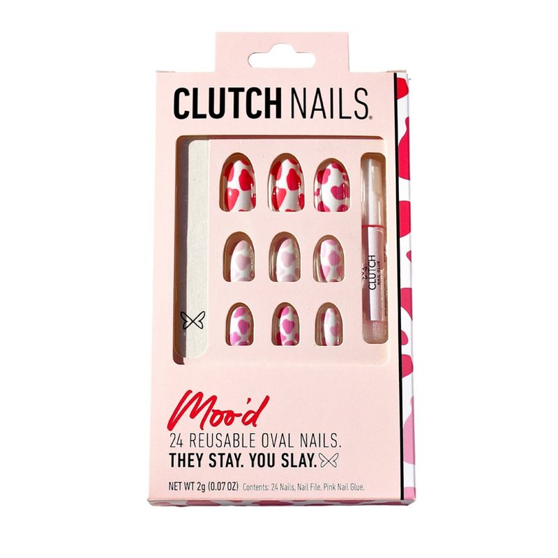 Clutch Nails Fake Nails - Moo&#39;d - 24pc, 1 of 9