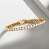 Ross-Simons 4mm Cultured Pearl Tennis Bracelet in 18kt Gold Over Sterling - 4 of 4