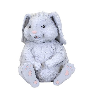 8.0 Inch Bunny Pudgy Pal Lop-Earred Rabbit Garden Statues - 1 of 3