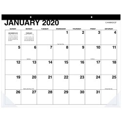 2020 Large Desk Calendar White Create Cultivate Target