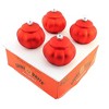 Shiny Brite 3.25 In Grinning Pumpkin Set / 4 Ornament Halloween Jol Tree Ornament Sets - 2 of 3