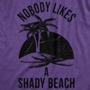 Womens Shady Beach Funny Shirts Cute Vacation Vintage Novelty Hilarious T shirt - Crazy Dog Women's T Shirt - 2 of 4