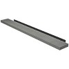 INFURNIC Decorative Wall Shelf Floating Fireplace Mantel Handmade Fir Wood Shelf with Metal Bracket, Grey, 71.75"*7.75"*2" - 3 of 4