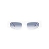 Dolce & Gabbana DG 4411 337119 Womens Rectangle Sunglasses White on Blue Maiolica 54mm - 2 of 3