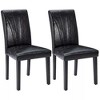 VECELO Upholstered Dining Chairs Parsons Chairs Modern Armless With High Back Wooden Legs for Kitchen/Living Room Set of   2 / 4 / 6 - 2 of 4