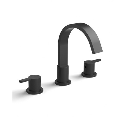 YAWWALK Waterfall Widespread 8 in Bathroom Faucet, Double Handle