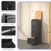 NicBex 3 Drawer Mobile File Cabinet with Lock Metal Filing Cabinets Under Desk Storage for Home Office Organizer - 3 of 4