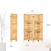 NicBex Room Divider Modern Folding Privacy Screen with Storage Shelves for Home & Office - 3 of 4