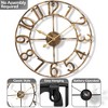 Sorbus Large Wall Clock for Living Room Decor - Numeral Wall Clock for Kitchen - 16-inch Wall Clock Decorative - 4 of 4
