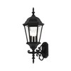 Livex Lighting Hamilton 3 - Light Wall Light in  Textured Black - 3 of 4