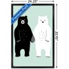 Trends International Andy Westface - Bears Gray Framed Wall Poster Prints - 3 of 4
